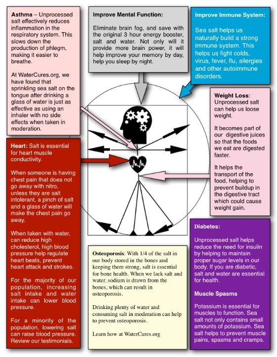 Benefits of Salt Infographic