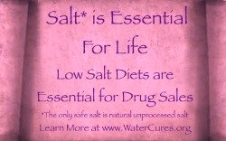 Salt Essential for Life